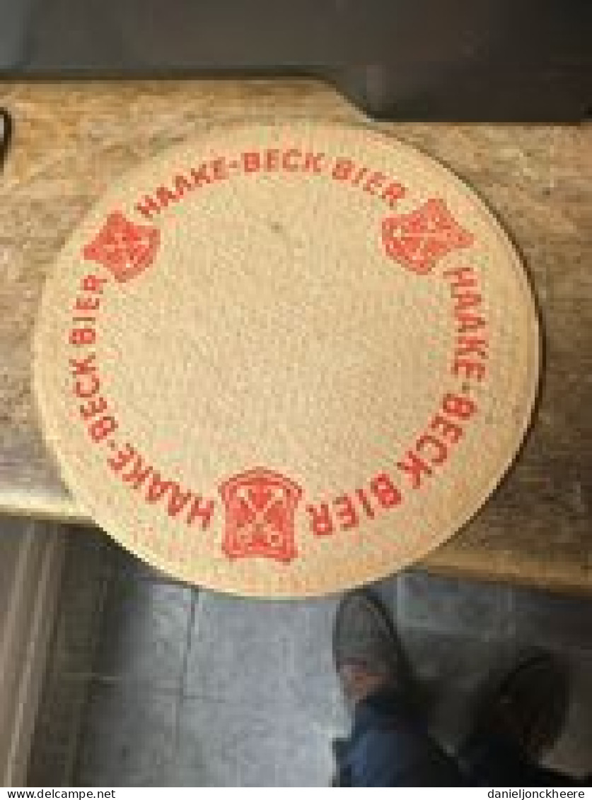 Haake Beck Bier Onderlegger Coaster Bremen Brauerei - Alcoholes