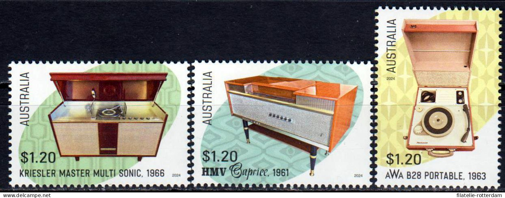 Australia / Australië - Postfris / MNH - Complete Set Retro Radio 2024 - Unused Stamps