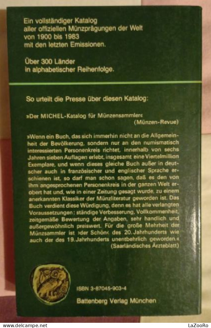 LaZooRo: Günter Schön; Battenberg Weltmünzkatalog 1984 - World Coins Catalog - Libri & Software