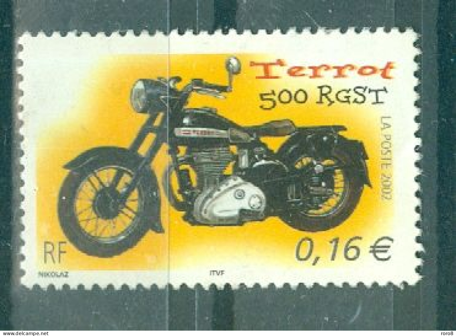 FRANCE - N°3509 Oblitéré - Série "Collection Jeunesse" Cylindrées Et Carénages. - Motorräder