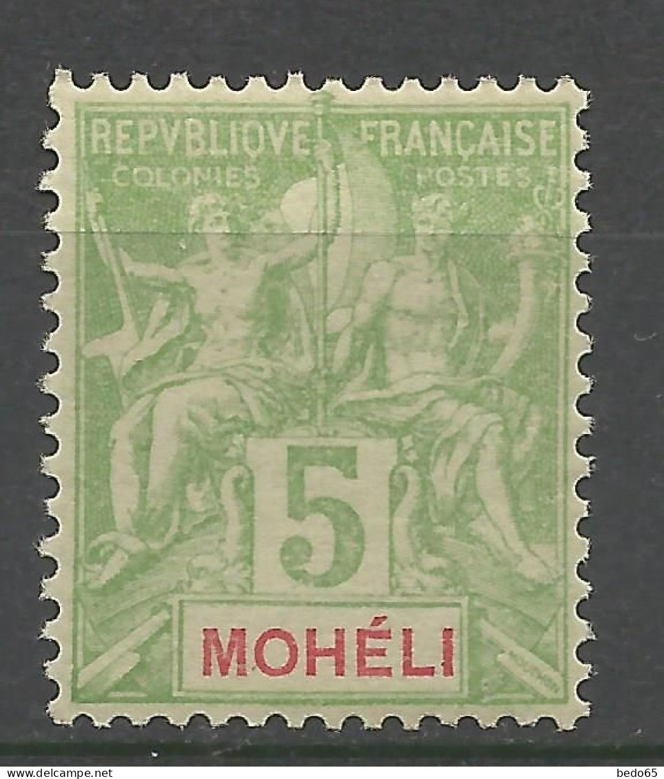MOHELI N° 4 NEUF** LUXE SANS CHARNIERE / Hingeless / MNH - Unused Stamps
