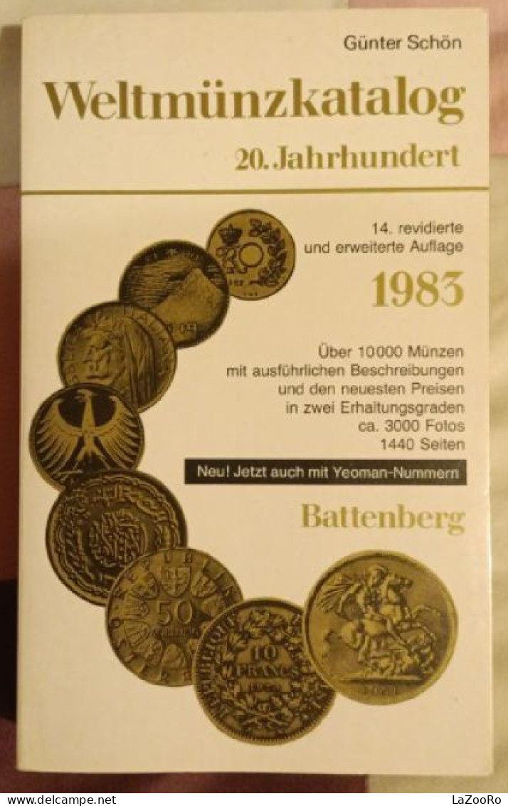 LaZooRo: Günter Schön; Battenberg Weltmünzkatalog 1983 - World Coins Catalog - Books & Software