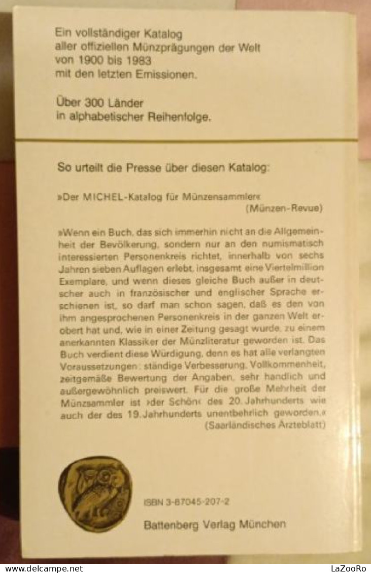 LaZooRo: Günter Schön; Battenberg Weltmünzkatalog 1983 - World Coins Catalog - Literatur & Software