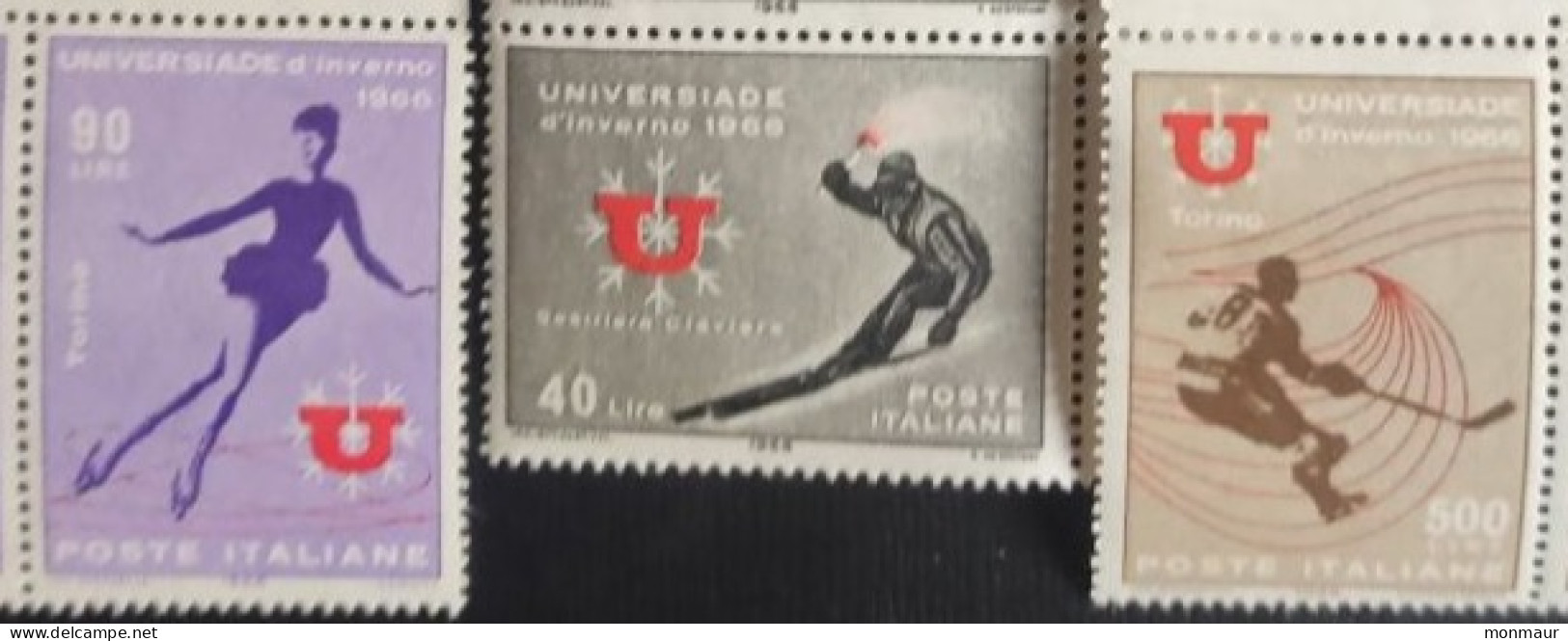 ITALIA 1966 UNIVERSIADE D'INVERNO Serie Completa - 1961-70:  Nuovi