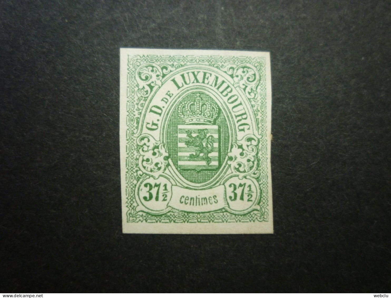 Luxemburg Luxembourg Armoiries 1859 Mi 10 (*), Sehr Gut Gerandet, PRACHT!! - 1859-1880 Armoiries