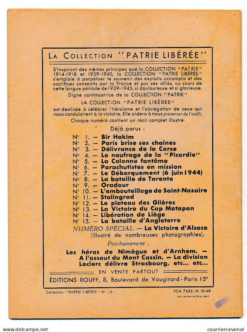 Collection "PATRIE Libérée" - Moscou Inviolée - Jean Castelboux - Editions Rouff, Paris, 1946 - Guerre 1939-45