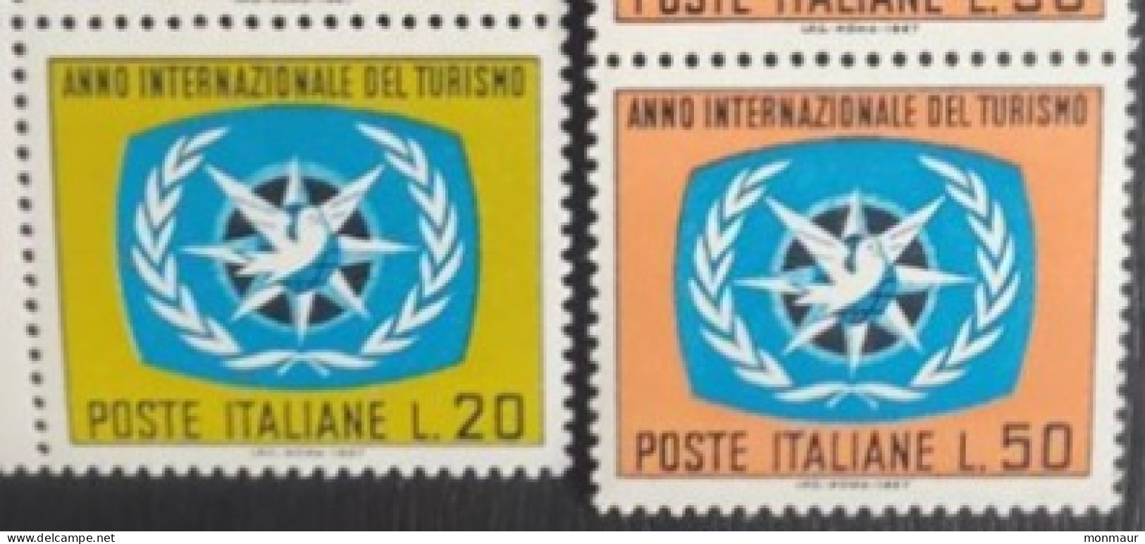 ITALIA 1967 ANNO INTERNAZIONALE DEL TURISMO Serie Completa - 1961-70: Mint/hinged