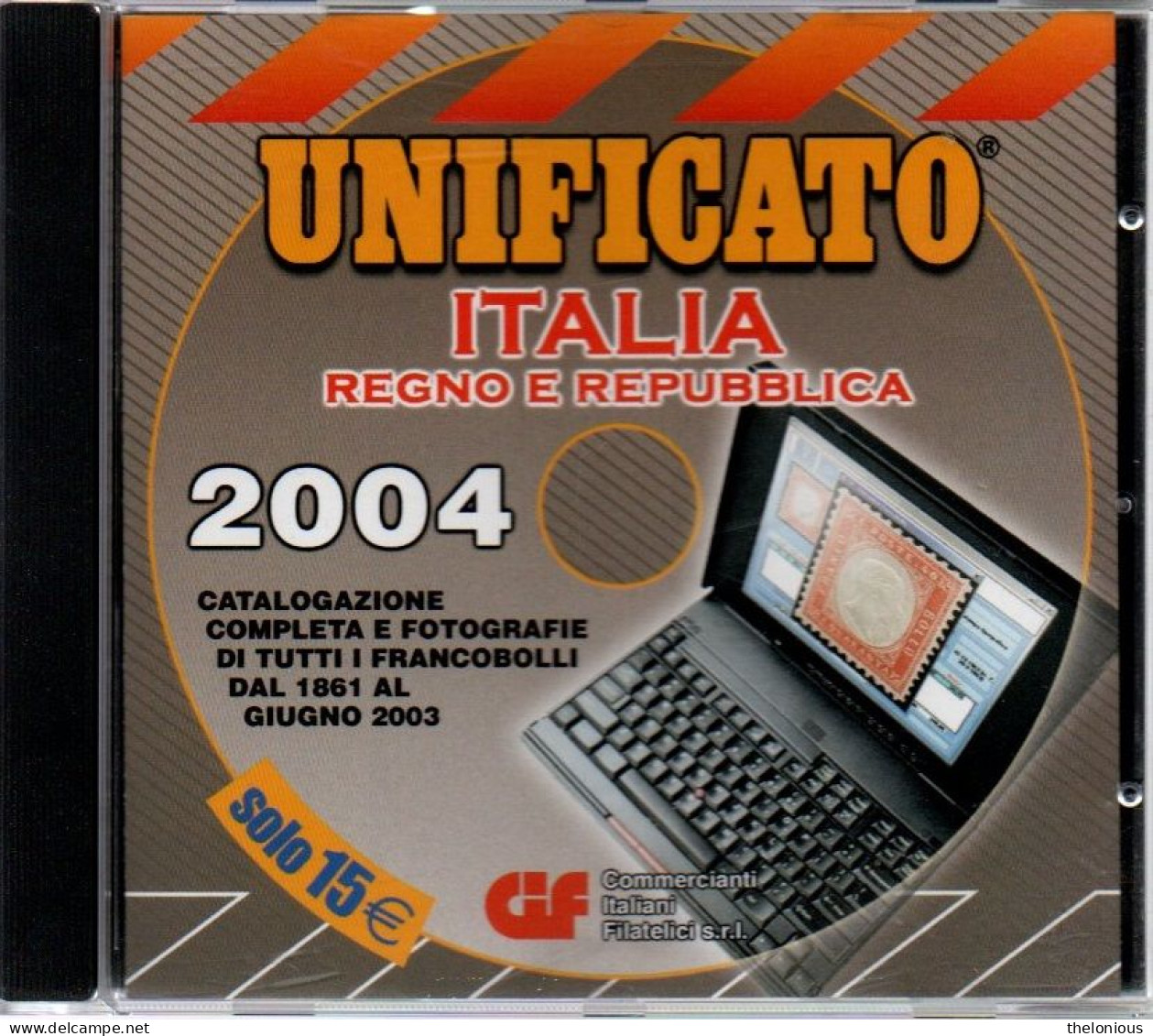 # CD ROM - UNIFICATO - ITALIA REGNO E REPUBBLICA 2004 - Italy