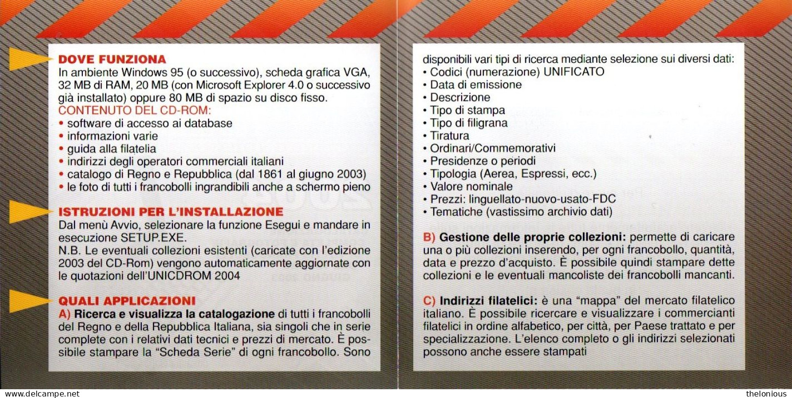 # CD ROM - UNIFICATO - ITALIA REGNO E REPUBBLICA 2004 - Italy