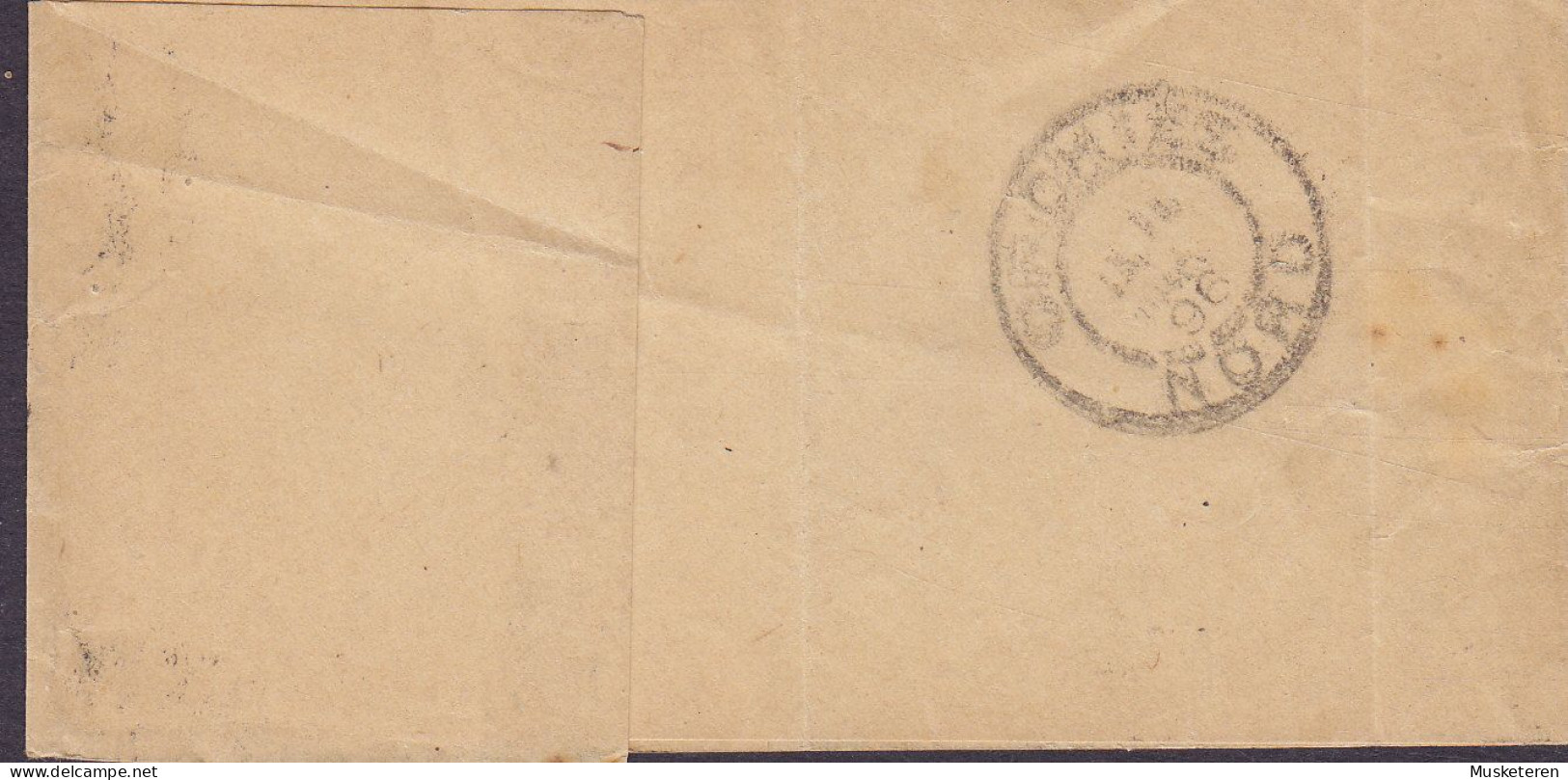 France Postal Stationery Ganzsache Entier Umschlag Wrapper Bande Journal Allegorie PARIS Bd. Malesherbes 1896 ORCHIES - Newspaper Bands