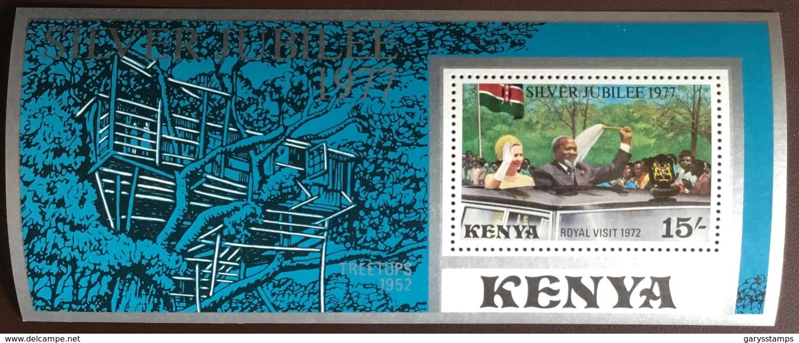 Kenya 1977 Silver Jubilee Minisheet MNH - Kenya (1963-...)