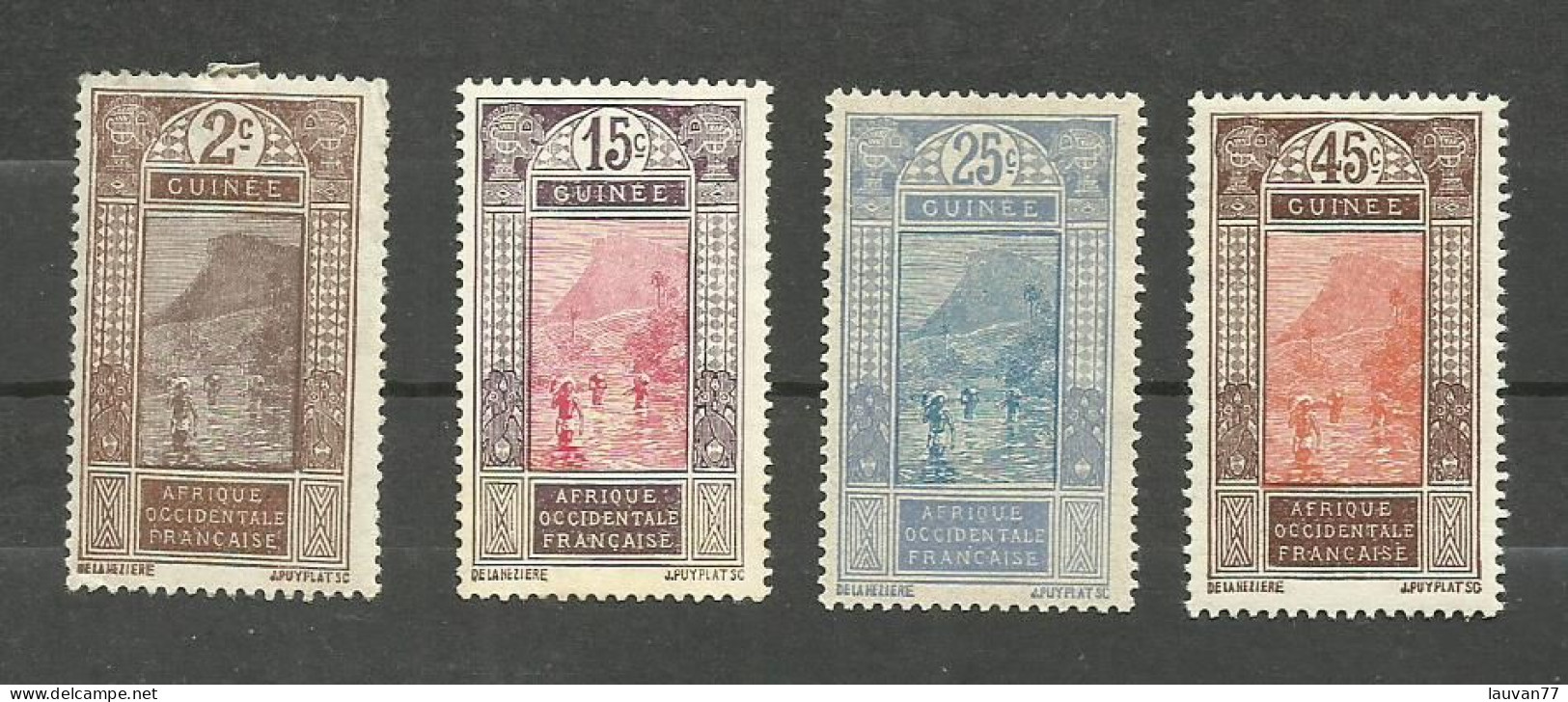 Guinée N°64, 68, 70, 74 Neufs Avec Charnière* Cote 4.80€ - Unused Stamps