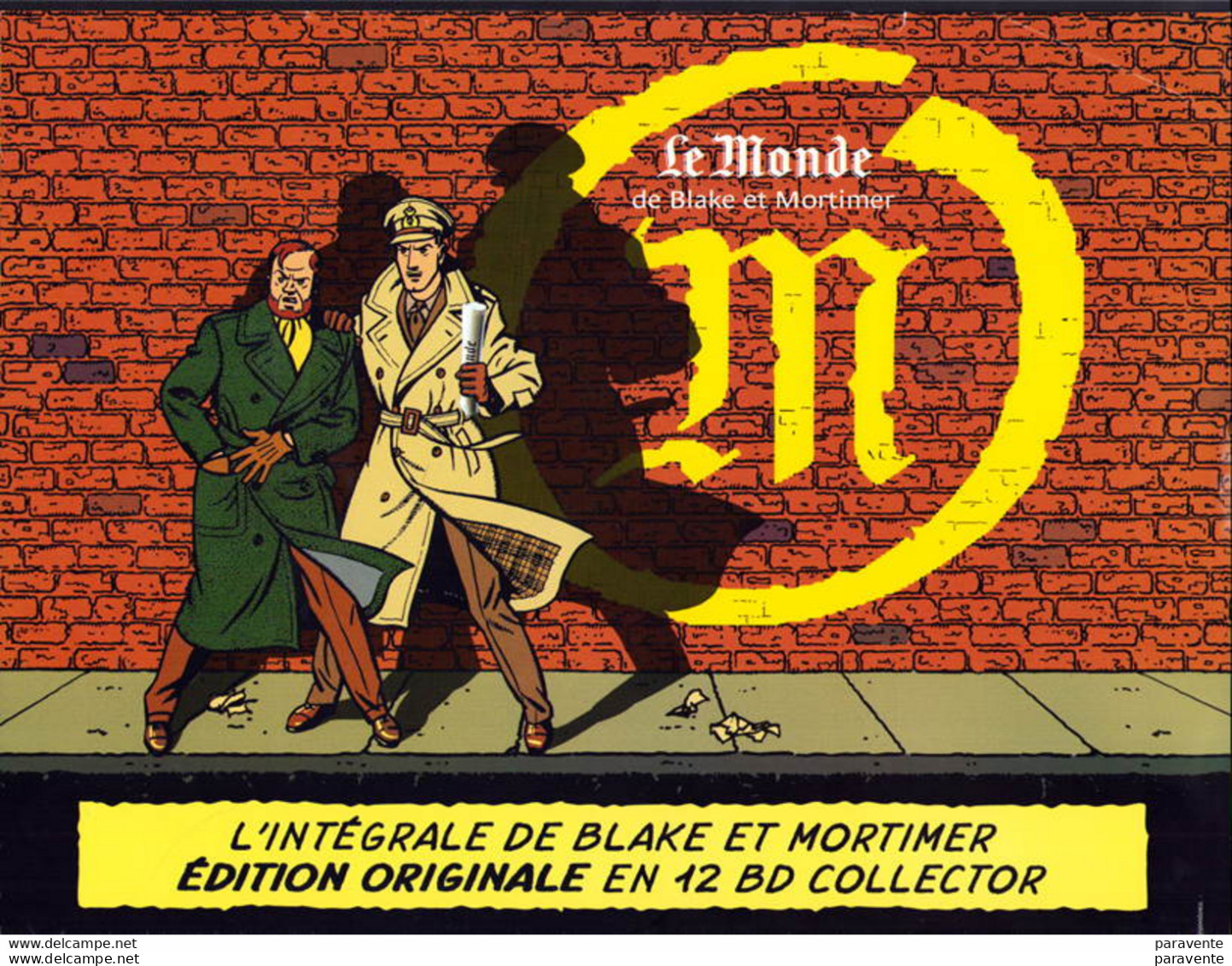 JACOBS : 2 Plaquettes Publicité DIFFERENTES Pour Edition Spéciale BLAKE ET MORTIMER Du MONDE - Blake & Mortimer