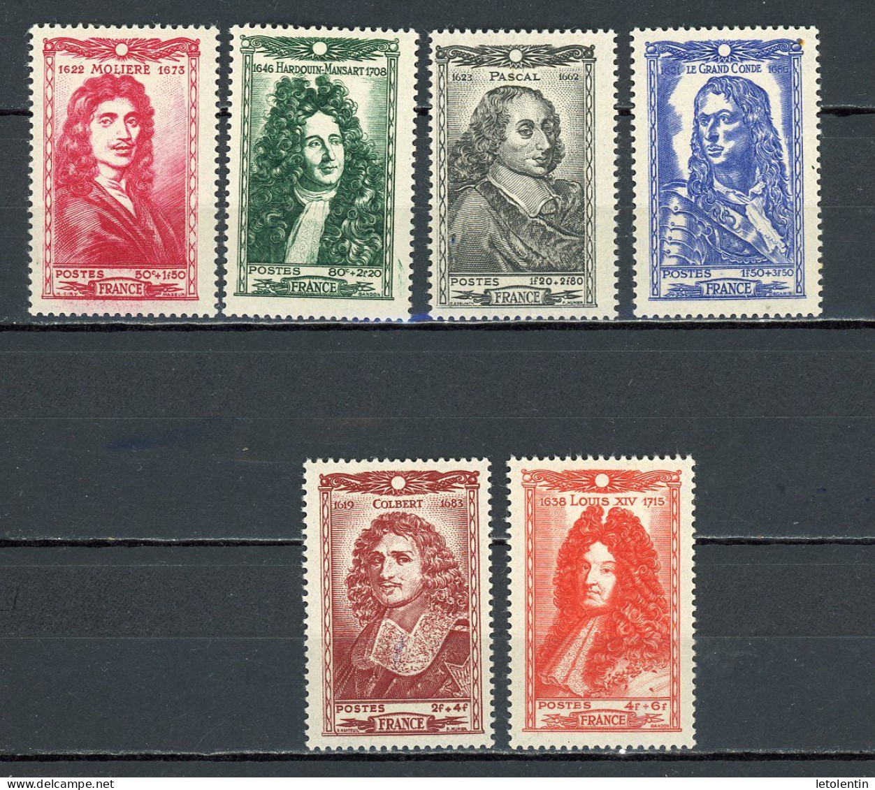 FRANCE - PERSONNAGES - N° Yvert 612/617** - Nuovi