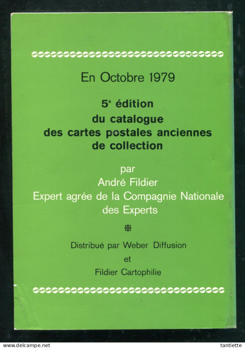 Argus Fildier 1979 : Catalogue De Cote Des Cartes Postales Anciennes De Collection. - Libros & Catálogos