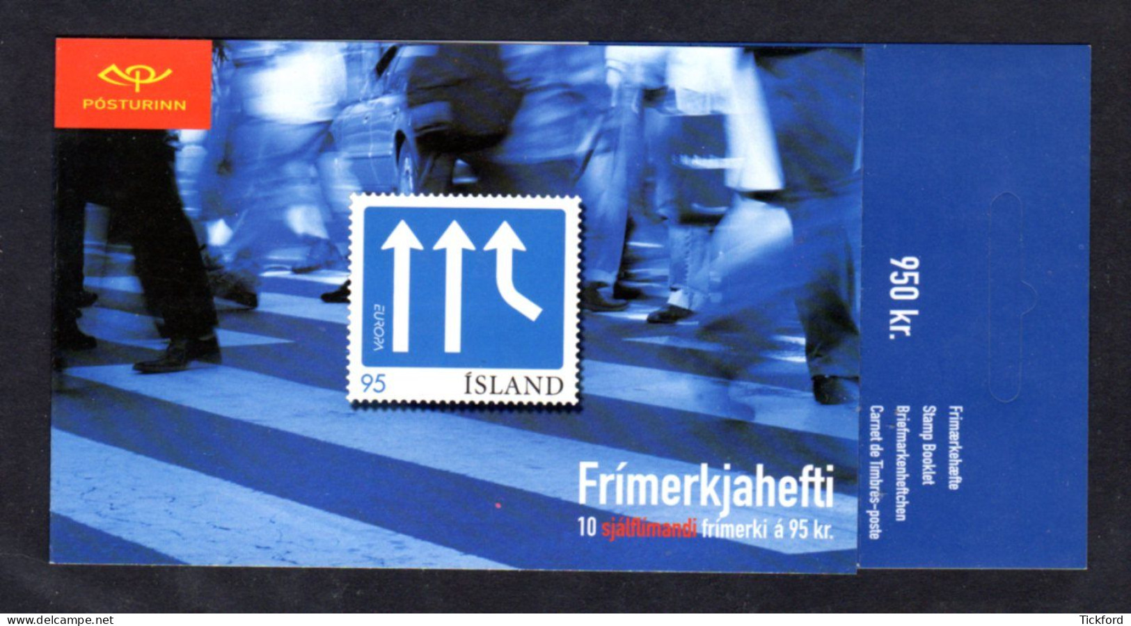 ISLANDE 2006 - Carnet Yvert C1059 - Facit H85 - Booklet - NEUF** MNH - Europa, L'intégration - Booklets