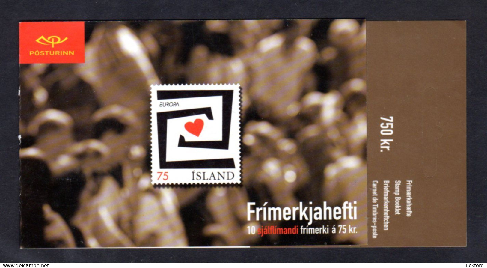 ISLANDE 2006 - Carnet Yvert C1058 - Facit H84 - Booklet - NEUF** MNH - Europa, L'intégration - Carnets