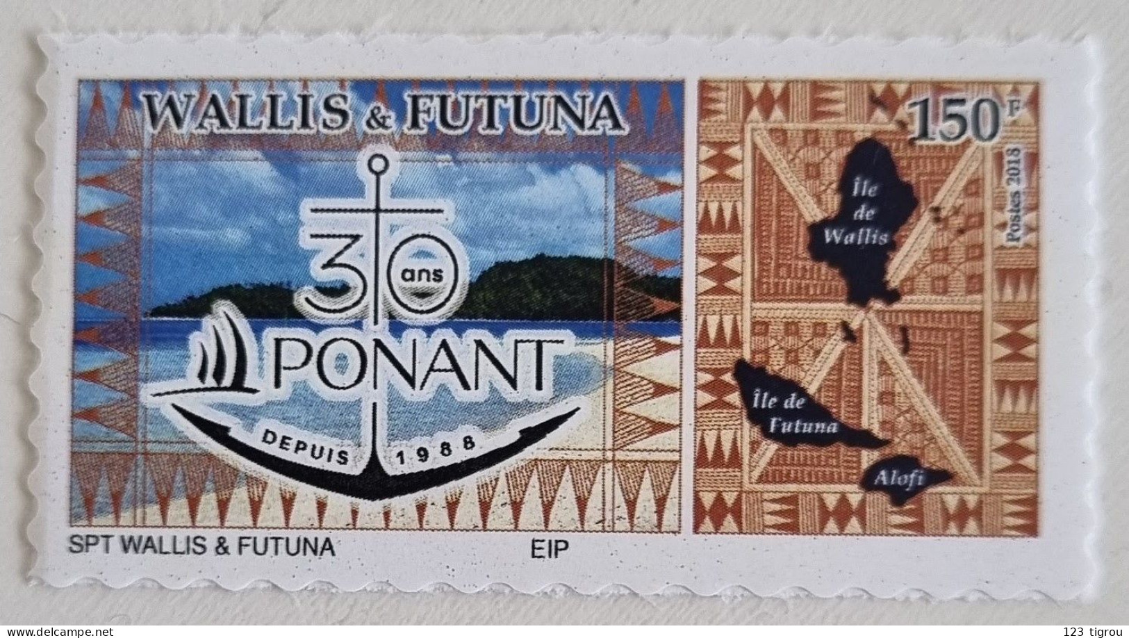 30EME ANNIVERSAIRE DES CROISIERES PONANT ADHESIF N° 896A COTE 25 EUROS SUR YVERT 2024 TB - Unused Stamps