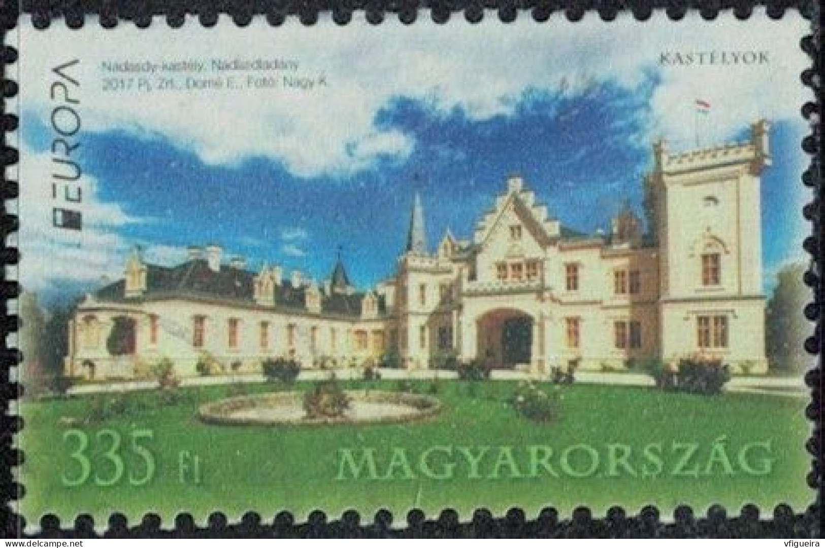 Hongrie 2017 Oblitéré Used Château Nádasdy Kastély à Nádasdladány SU - Used Stamps