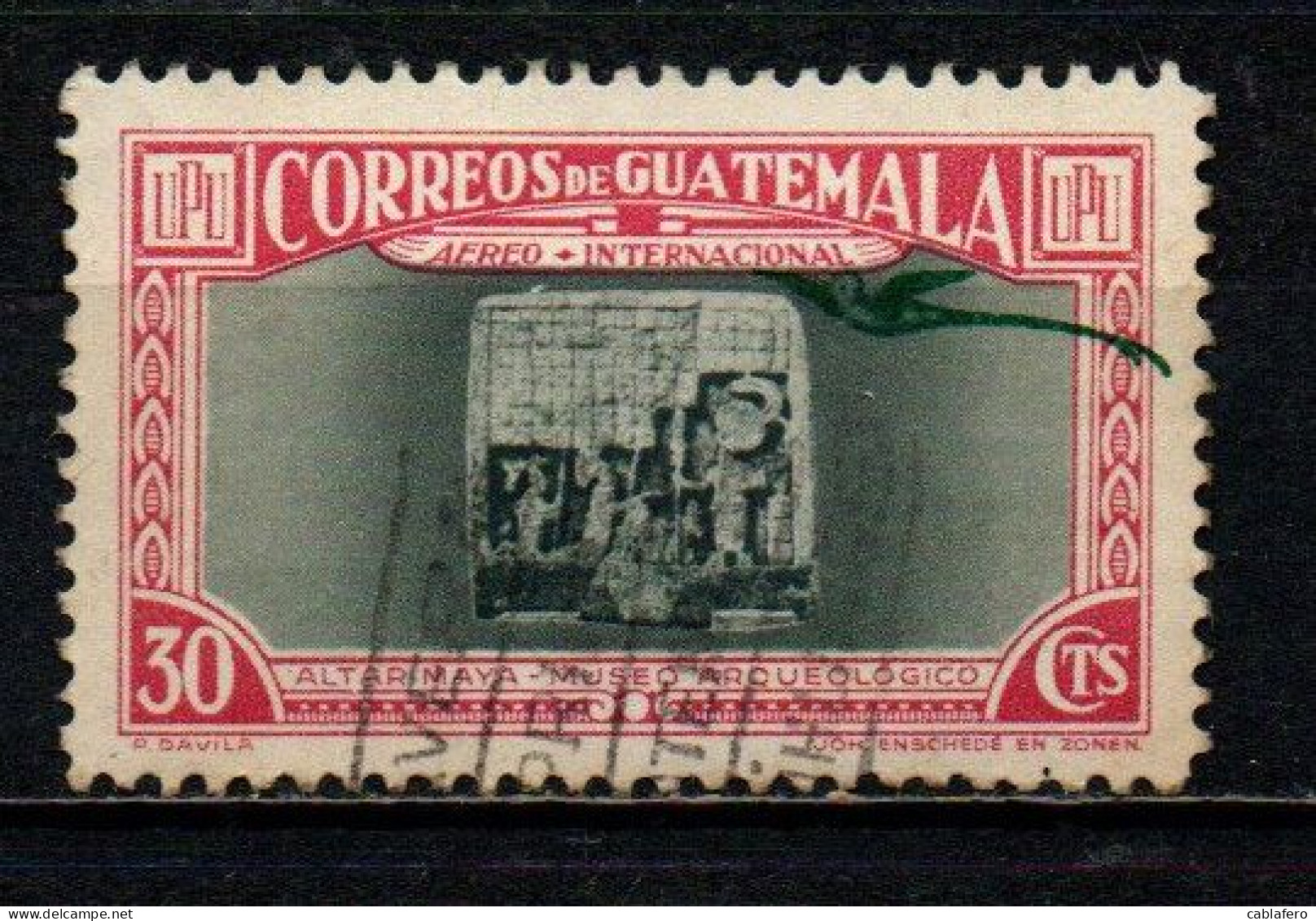 GUATEMALA - 1939 - Overprinted With Quetzal In Green - USATO - Guatemala