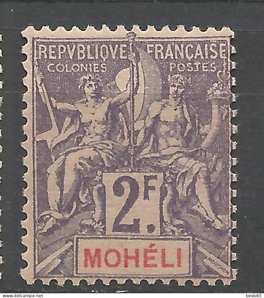 MOHELI N° 15 NEUF** LUXE SANS CHARNIERE / Hingeless / MNH - Unused Stamps