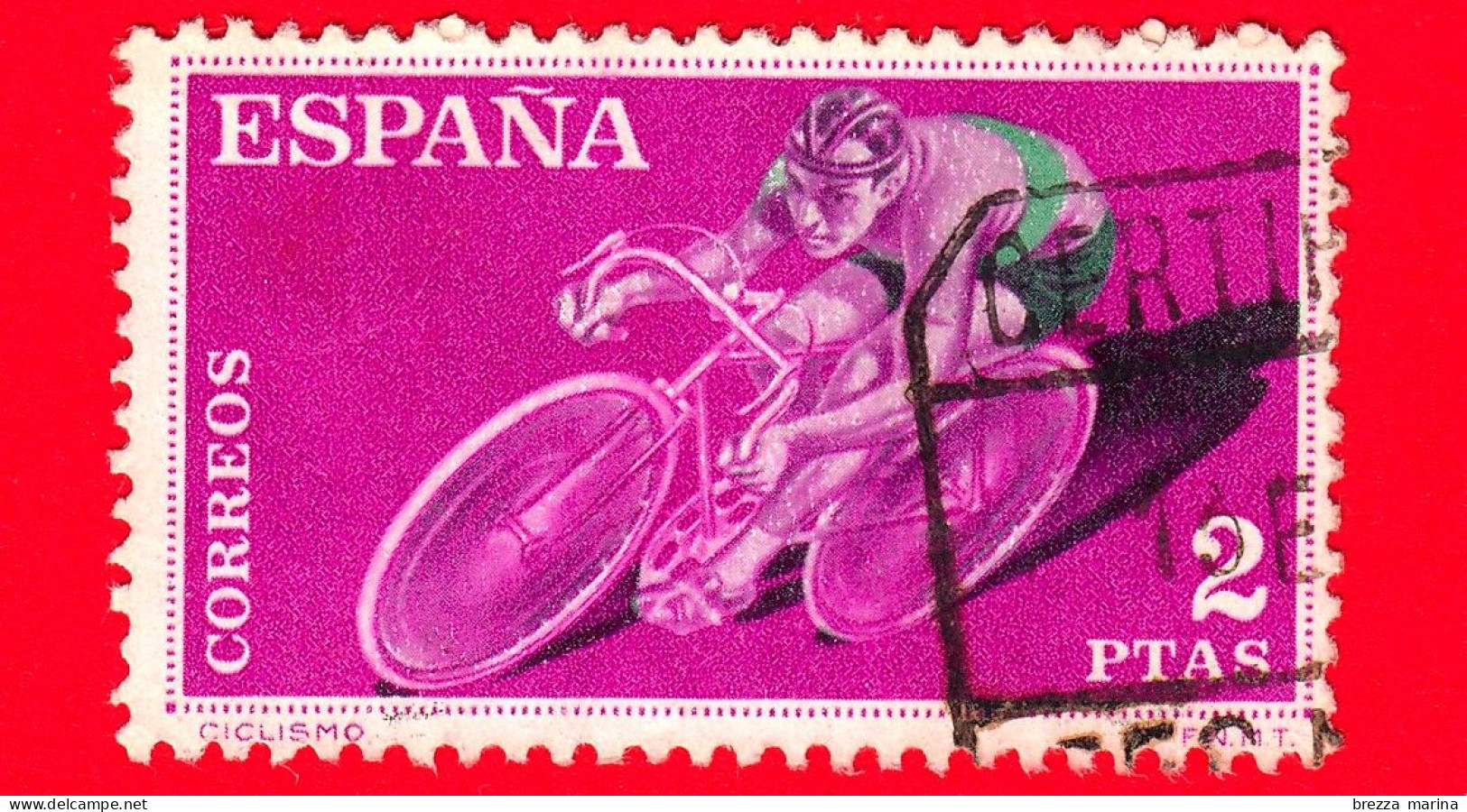 SPAGNA - Usato - 1960 - Sport - Ciclismo - 2 - Gebruikt