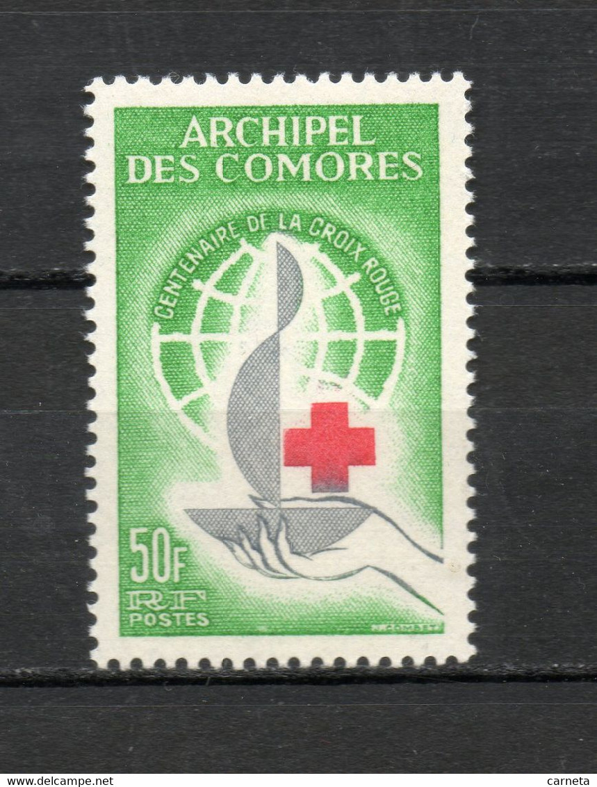 COMORES N° 27  NEUF SANS CHARNIERE COTE 10.00€   CROIX ROUGE - Unused Stamps