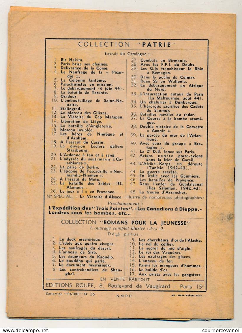 Collection "PATRIE" - Le Général Leclerc - Léon Groc - Editions Rouff, Paris, 1948 - Guerre 1939-45