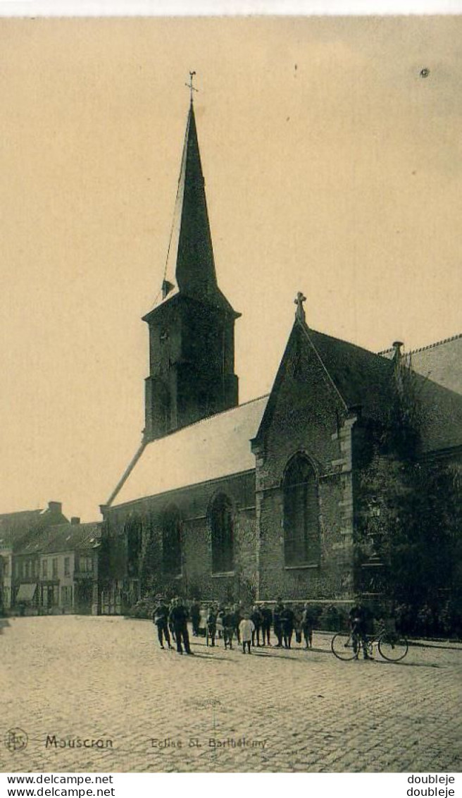 BELGIQUE   MOUSCRON   Église St Barthélémy - Moeskroen