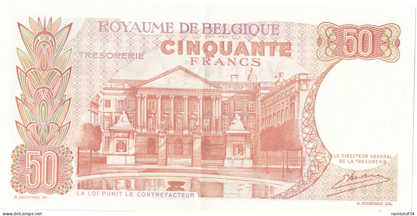 BELGIQUE - 50 Francs 1966 - 50 Francos