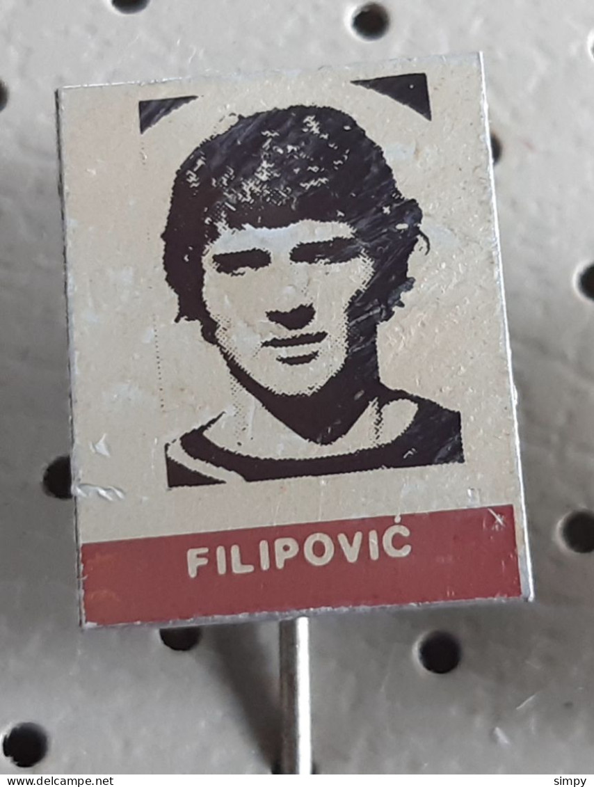 Football Player Zoran Filipovic Crvena Zvezda Yugoslavia Pin - Fútbol