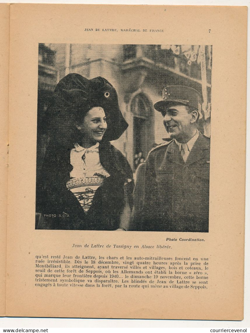Collection "PATRIE" - Jean De Lattre, Maréchal De France - J.P. Mongis - Editions Rouff, Paris, 1952 - Weltkrieg 1939-45