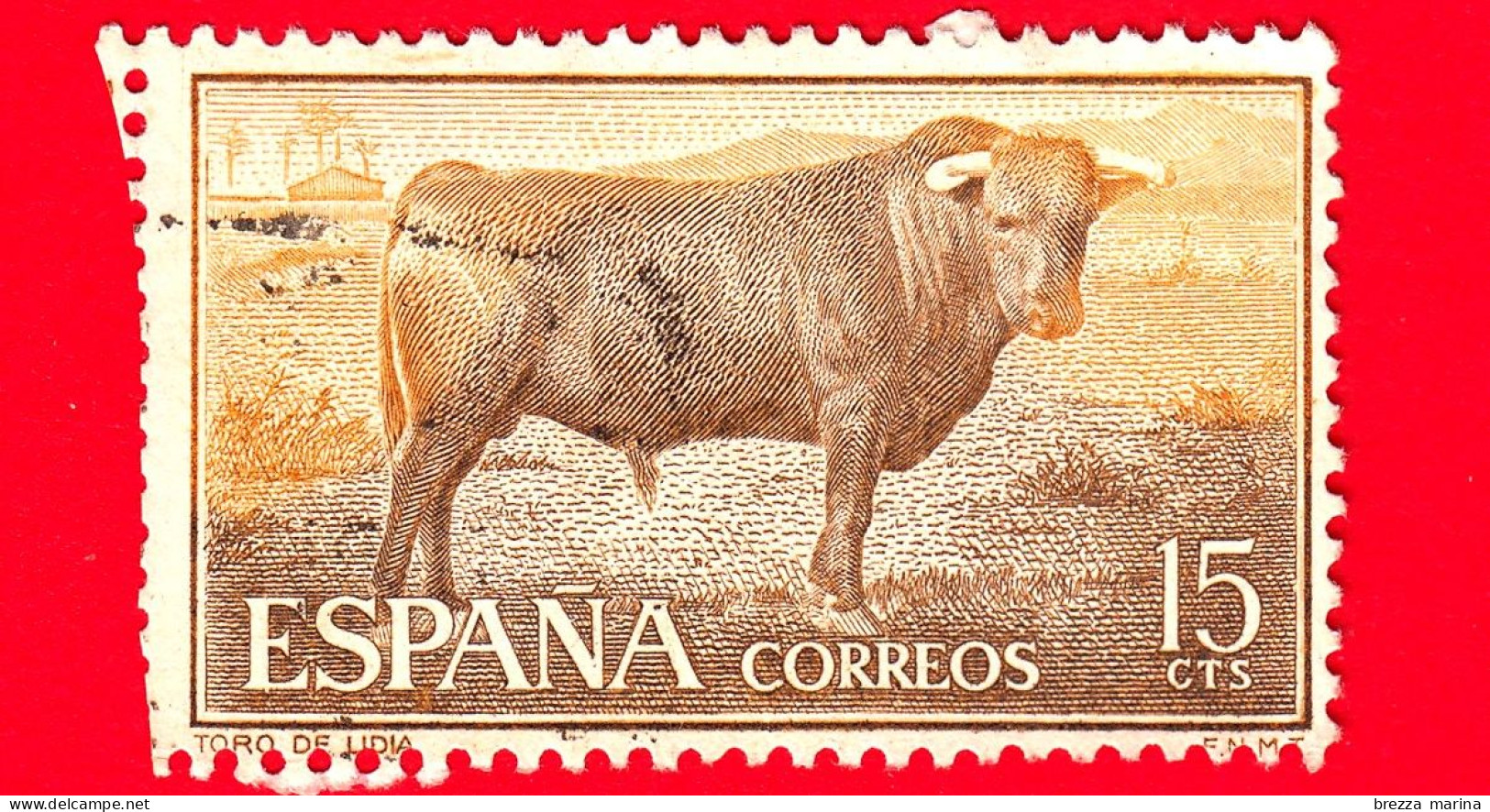 SPAGNA - Usato - 1960 - Tauromachia - La Corrida - Bullfighting - Toro - 15 - Oblitérés