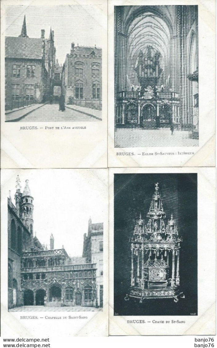 BELGIQUE - Bruges - Brugge - Lot De 28 Cartes Monuments De BRUGES - Brugge