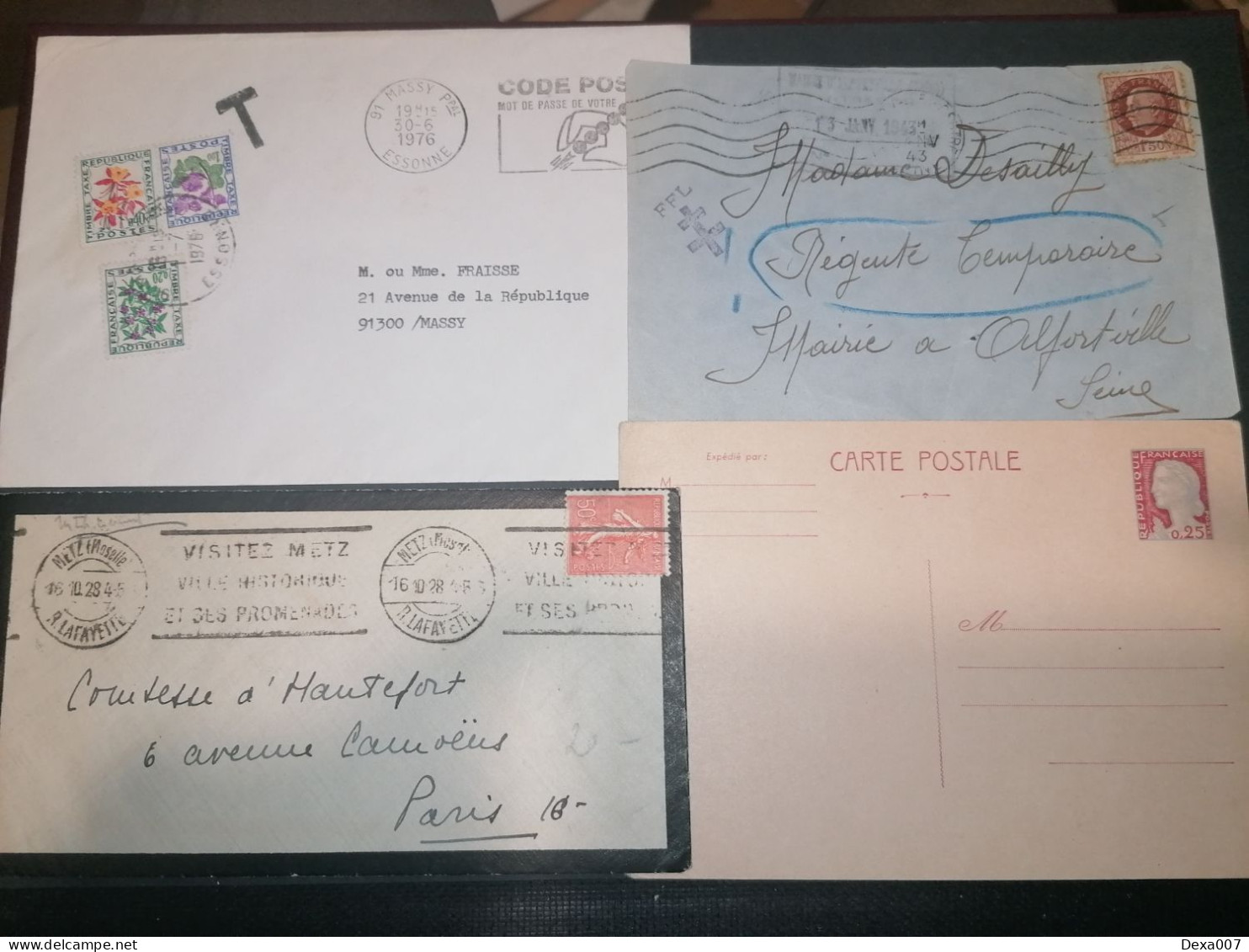 Carton box full of covers, fdc, military, postcards some stamps and more! see photos 3+ kilos