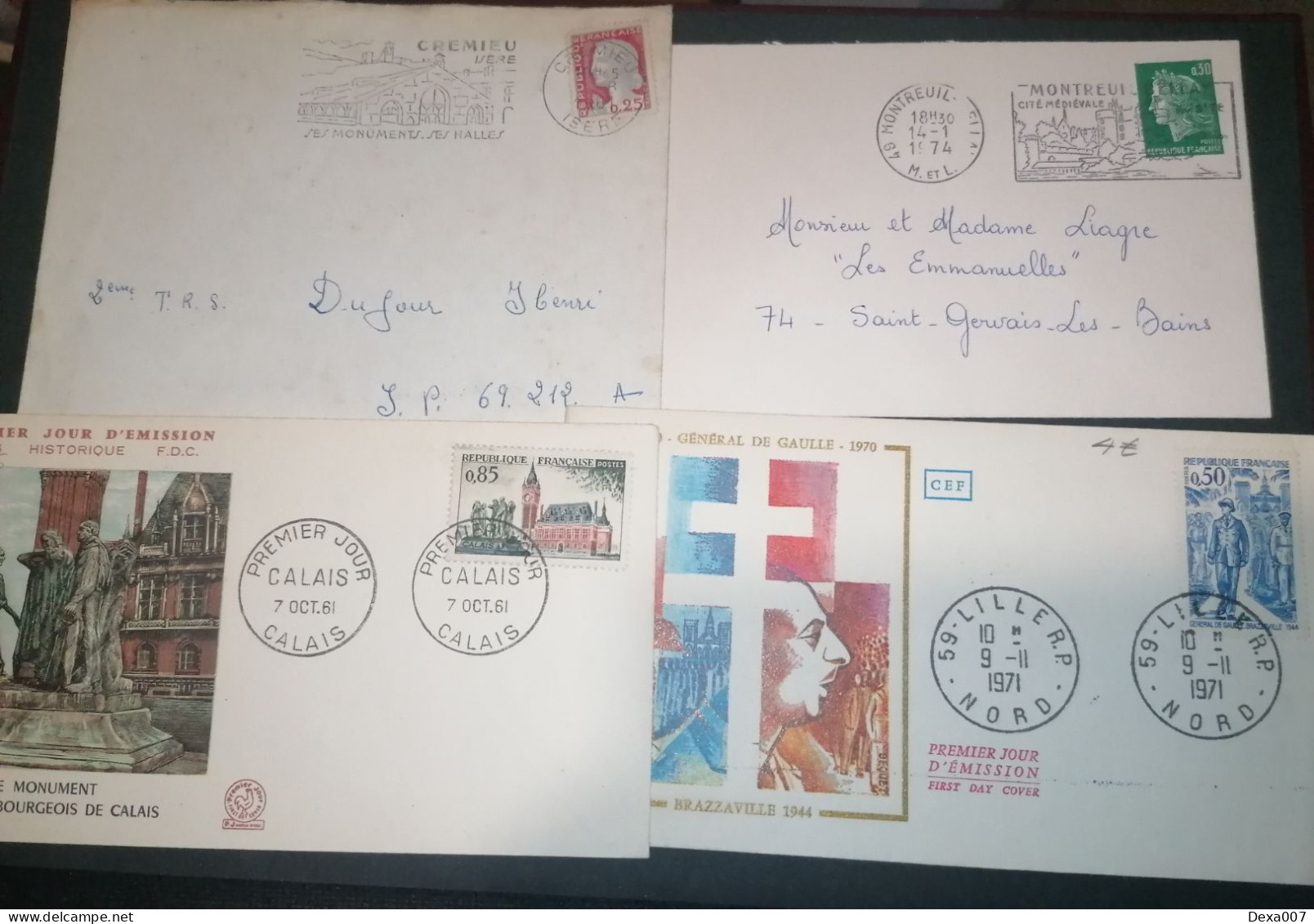 Carton box full of covers, fdc, military, postcards some stamps and more! see photos 3+ kilos