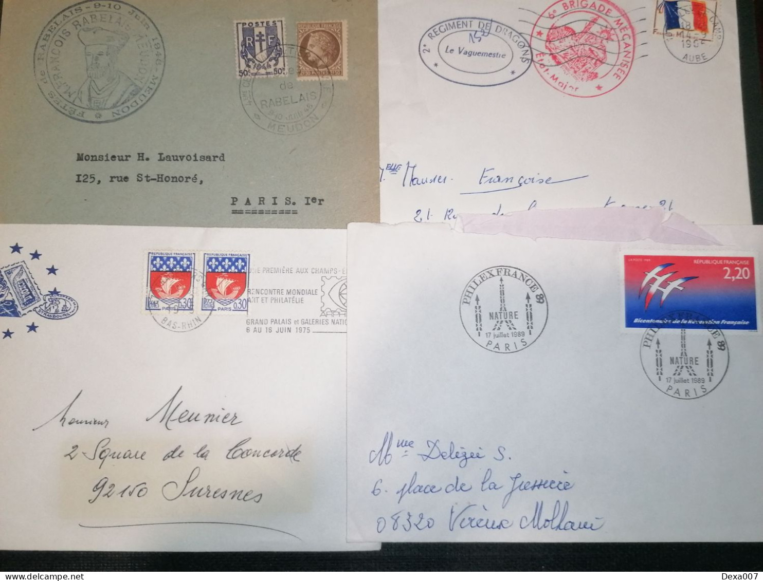 Carton box full of covers, fdc, military, postcards some stamps and more! see photos 3+ kilos