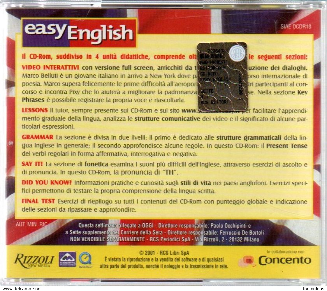 # CD ROM - Easy English 1 - Corso Di Inglese Che Parla E Ascolta - CD