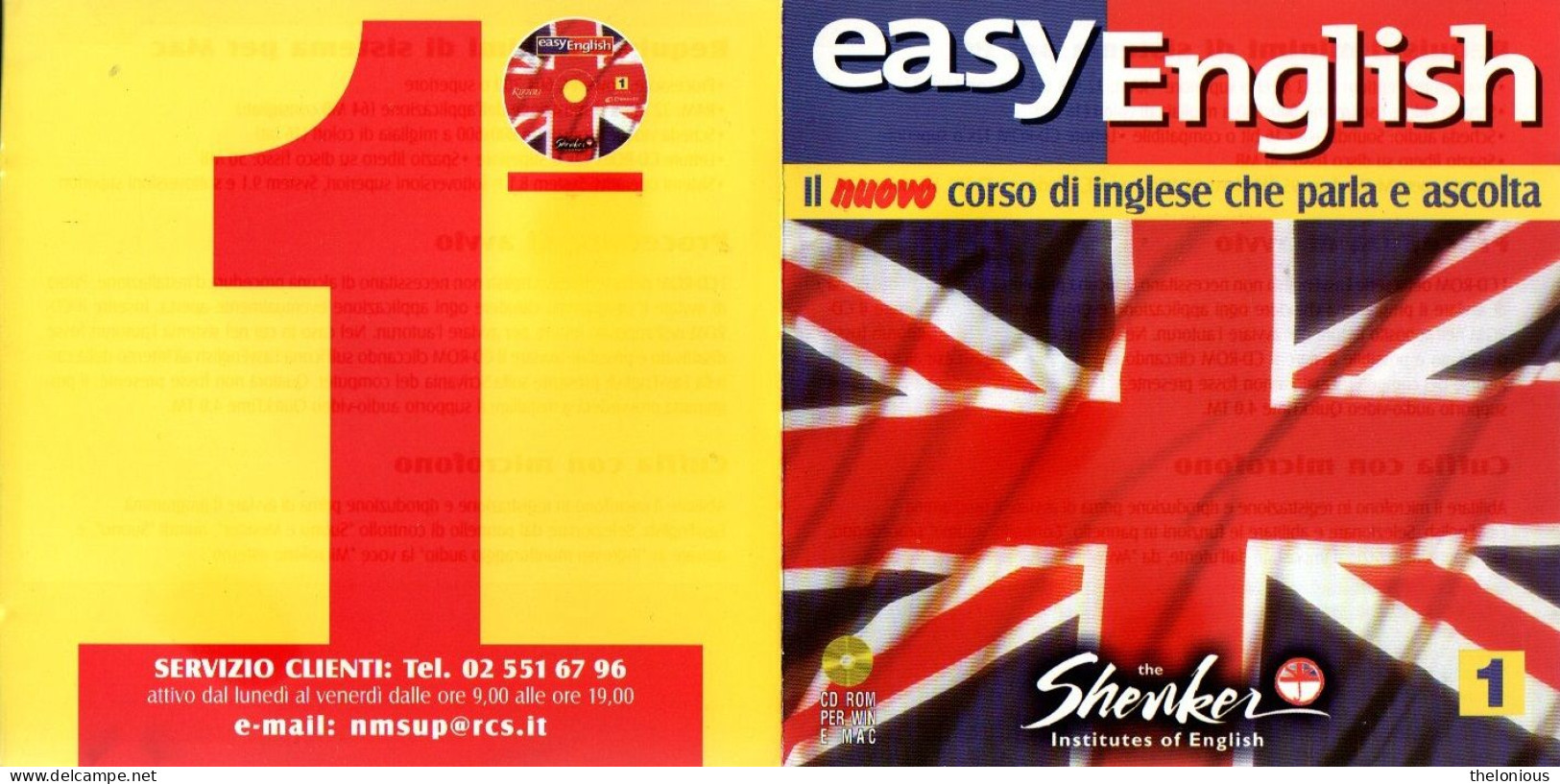 # CD ROM - Easy English 1 - Corso Di Inglese Che Parla E Ascolta - CD