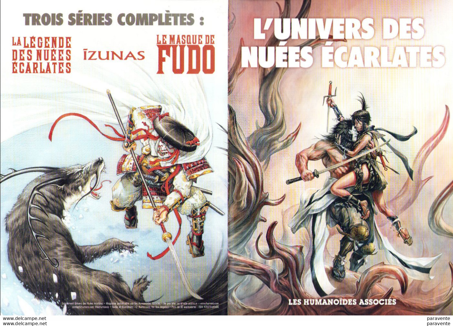 Plaquette Presentation Des Series NUEES ECARLATES - MASQUE DE FUDO - ISUNAS Par TENUTA Et LUPATELLI - Press Books