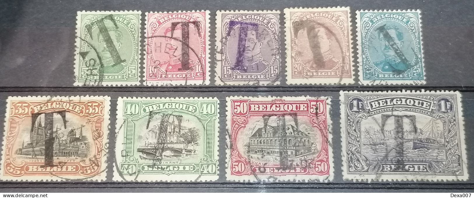 Belgium 1919 Postage Due Set - Stamps