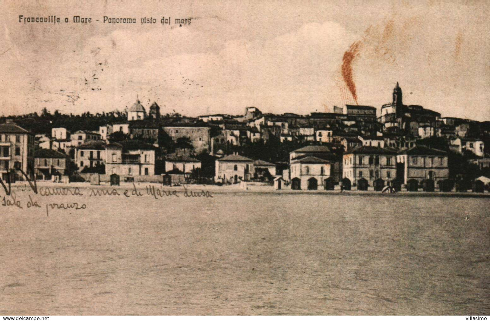 Abruzzo - Chieti - Francavilla A Mare - Panorama Visto Dal Mare - V. 1922 - Chieti