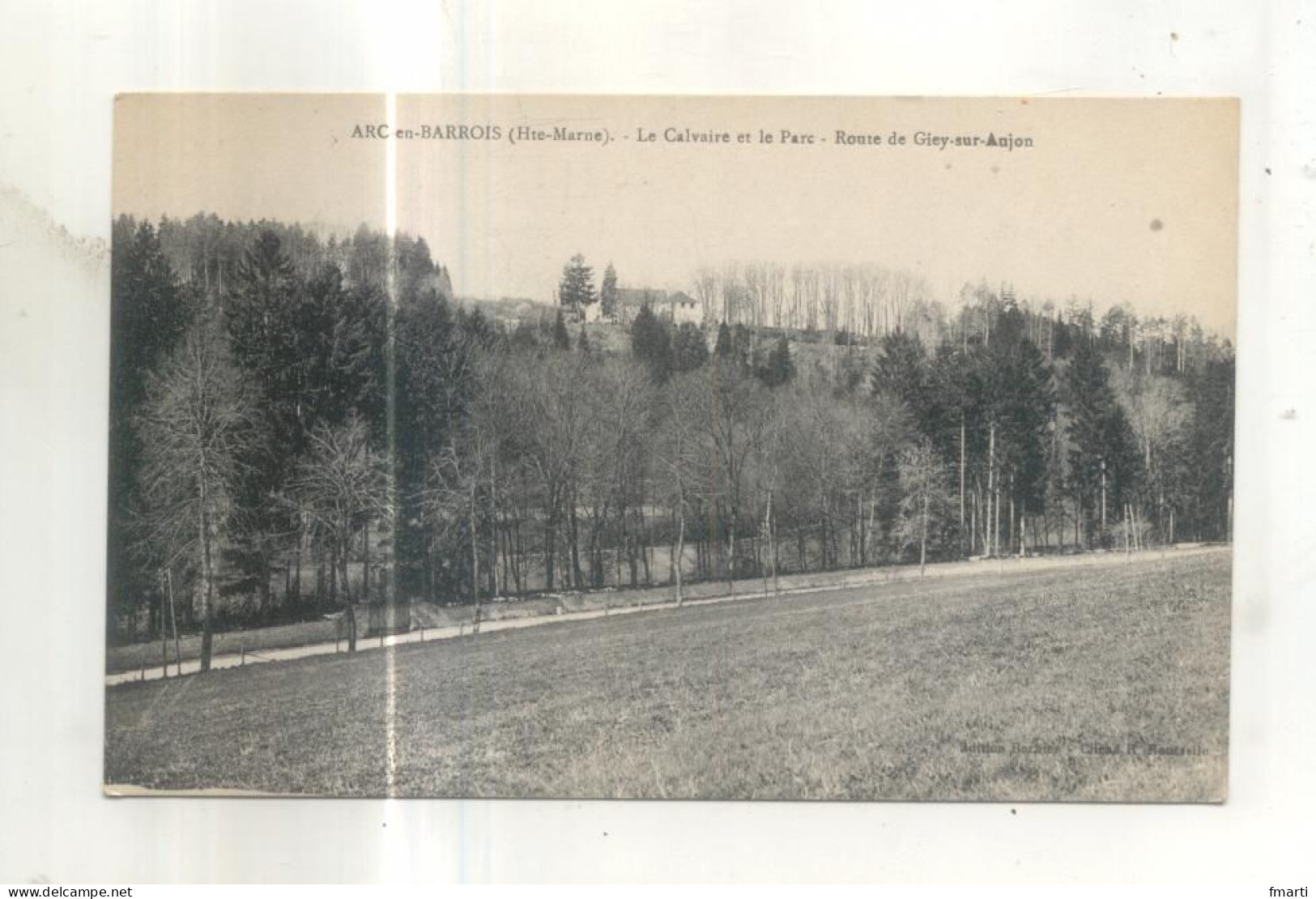 Arc En Barrois, Le Calvaire Et Le Parc, Route De Giey Sur Aujon - Arc En Barrois