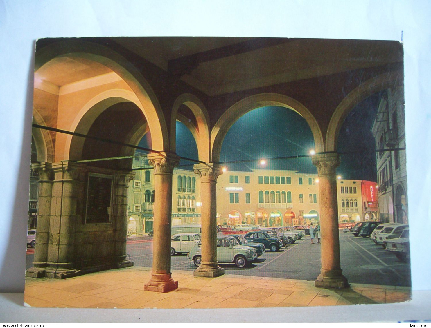 1980 - SACILE (PORDENONE) - Piazza Del Popolo - Notturno - Auto D'epoca FIAT - Pordenone
