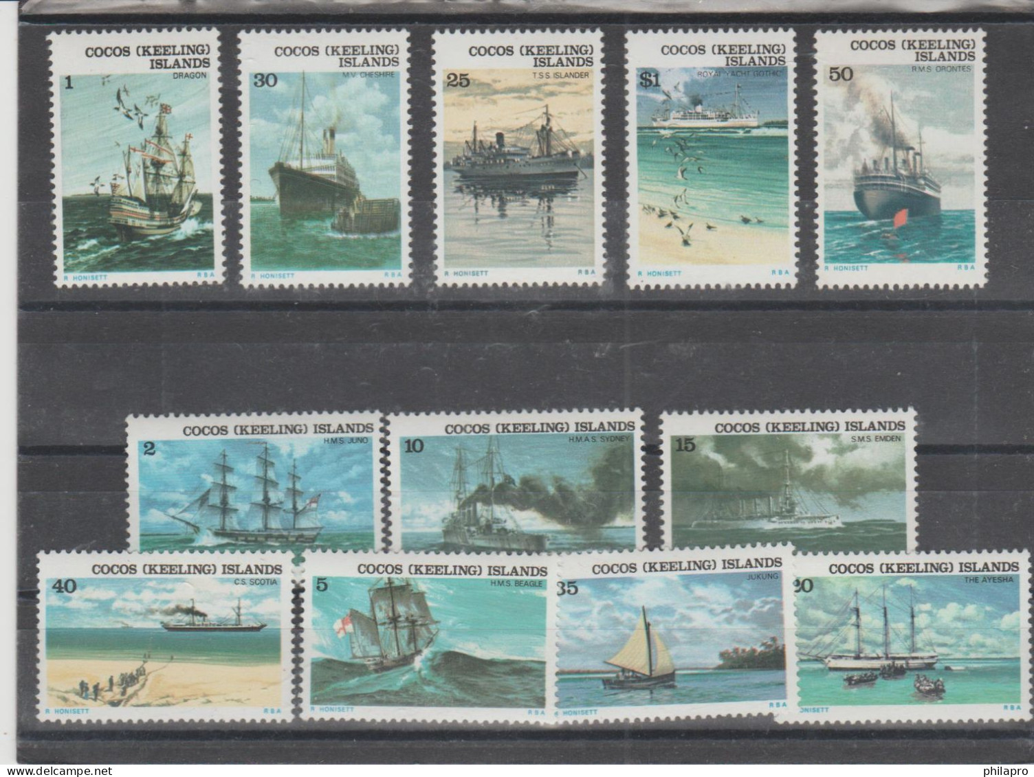 COCOS  ISLANDS See 2 Scans  COMPLETE SETS   ** MNH VF  Réf  S°144 - Islas Cocos (Keeling)