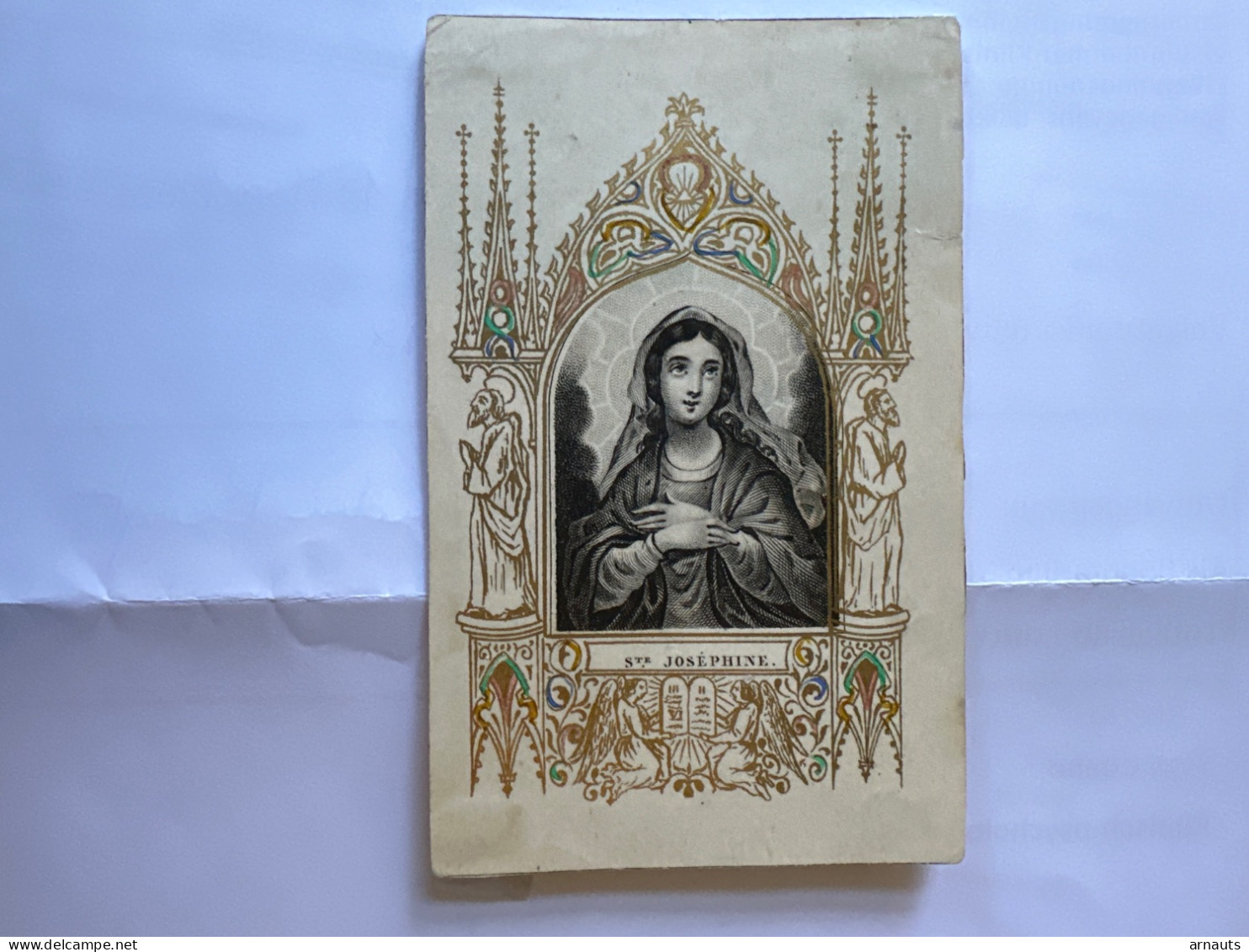 Heiligenprent Sainte Josephine 11x7 Cm Holy Card Image Pieuse - Collections