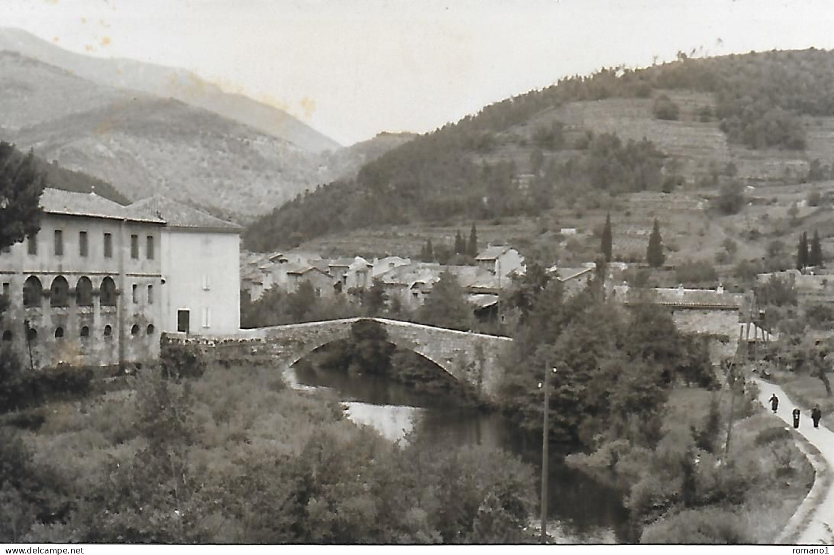 30)   CHAMBORIGAUD  -  Pont De Rastel Et Ancienne Filature De Soie  ( Carte Photo ) - Chamborigaud