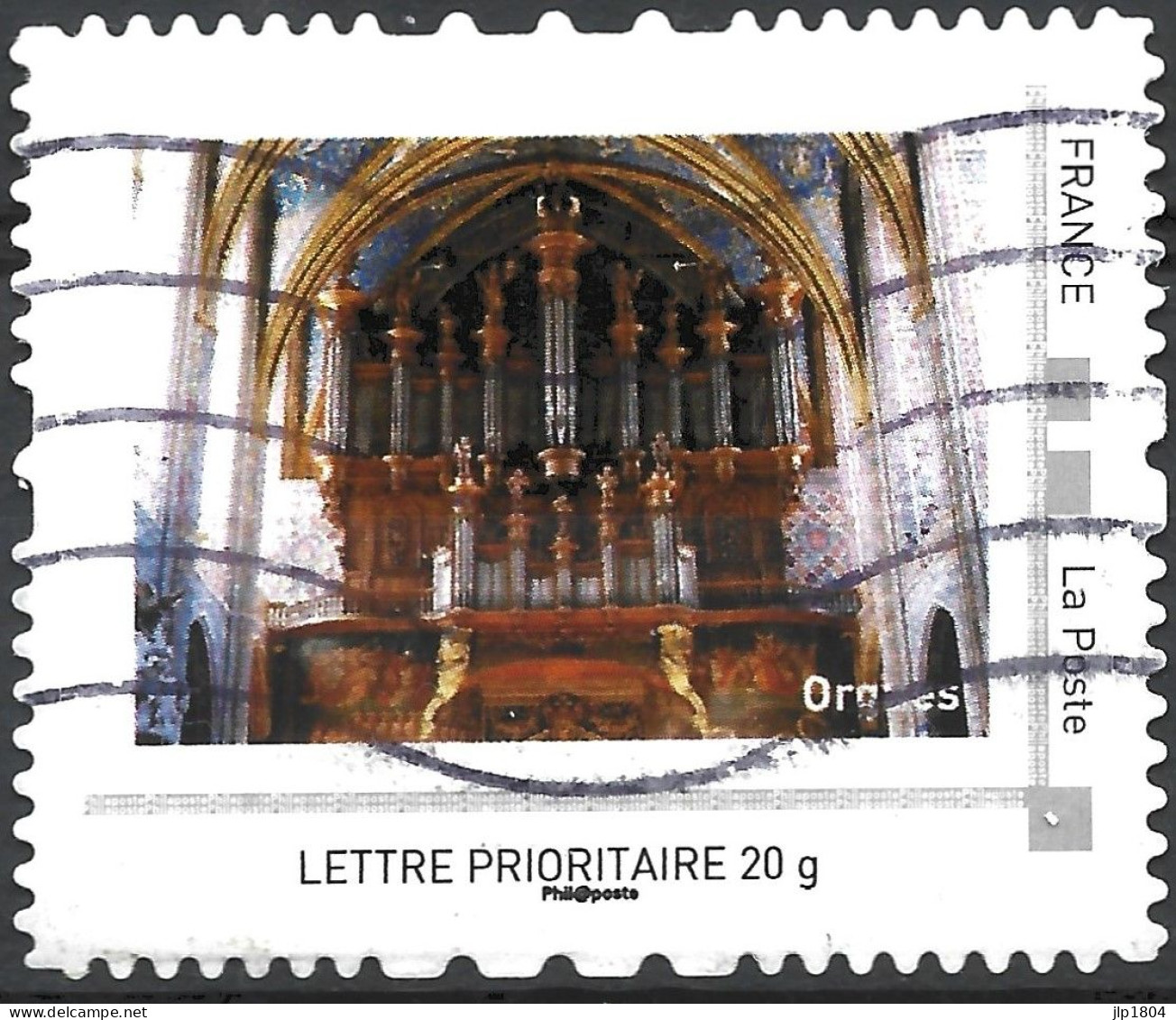 Montimbramoi  Orgues - Lettre Prioritaire- Timbre Sur Support - Used Stamps