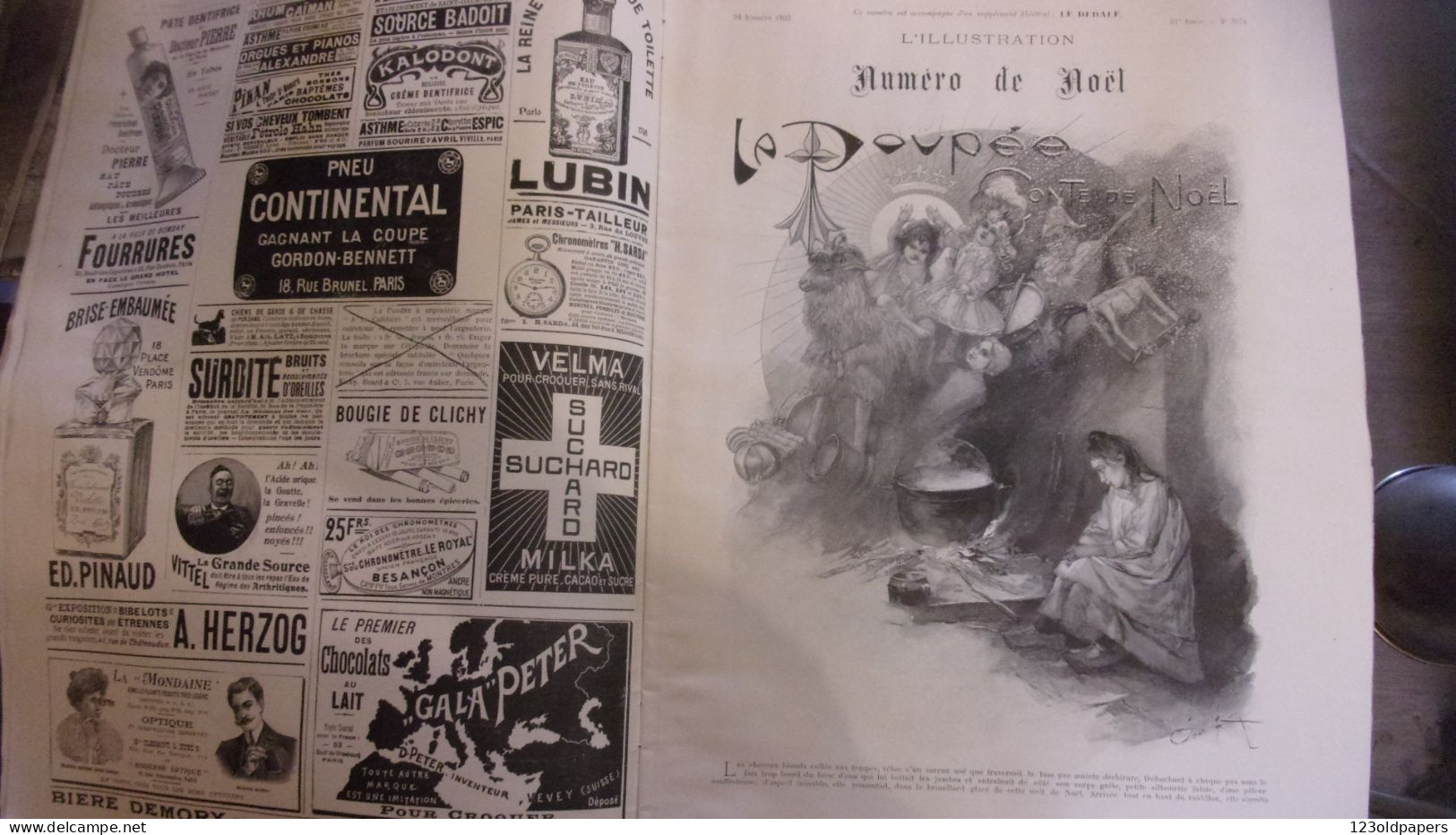1903 1904  L ILLUSTRATION NOEL HENRI MOTTEZ LALLIQUE BIJOUX DEVAMBEZ ANDRE CARTES A JOUER PUB PEUGEOT FILS ..