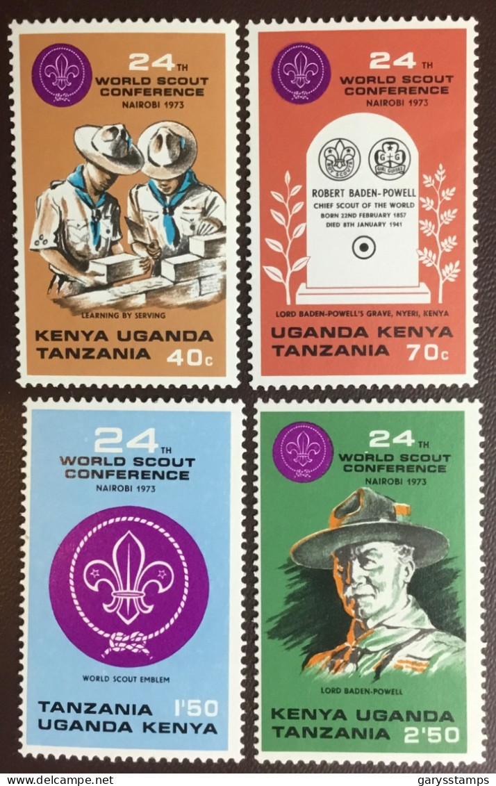 Kenya Uganda Tanzania 1973 Scouting Conference Scouts MNH - Kenya, Uganda & Tanzania